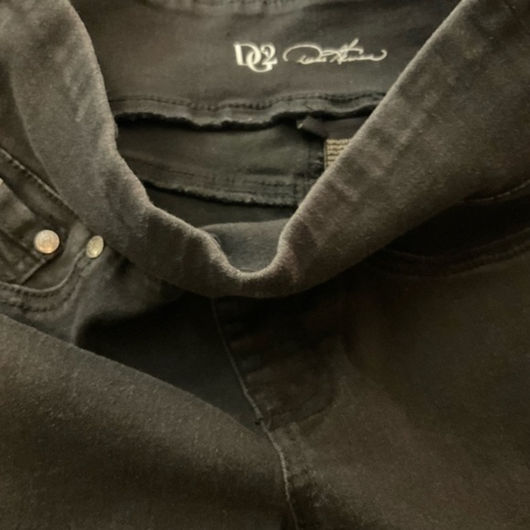 DG2 Jeans Black Stretch Denim Slim leg size Small - Picture 7 of 9